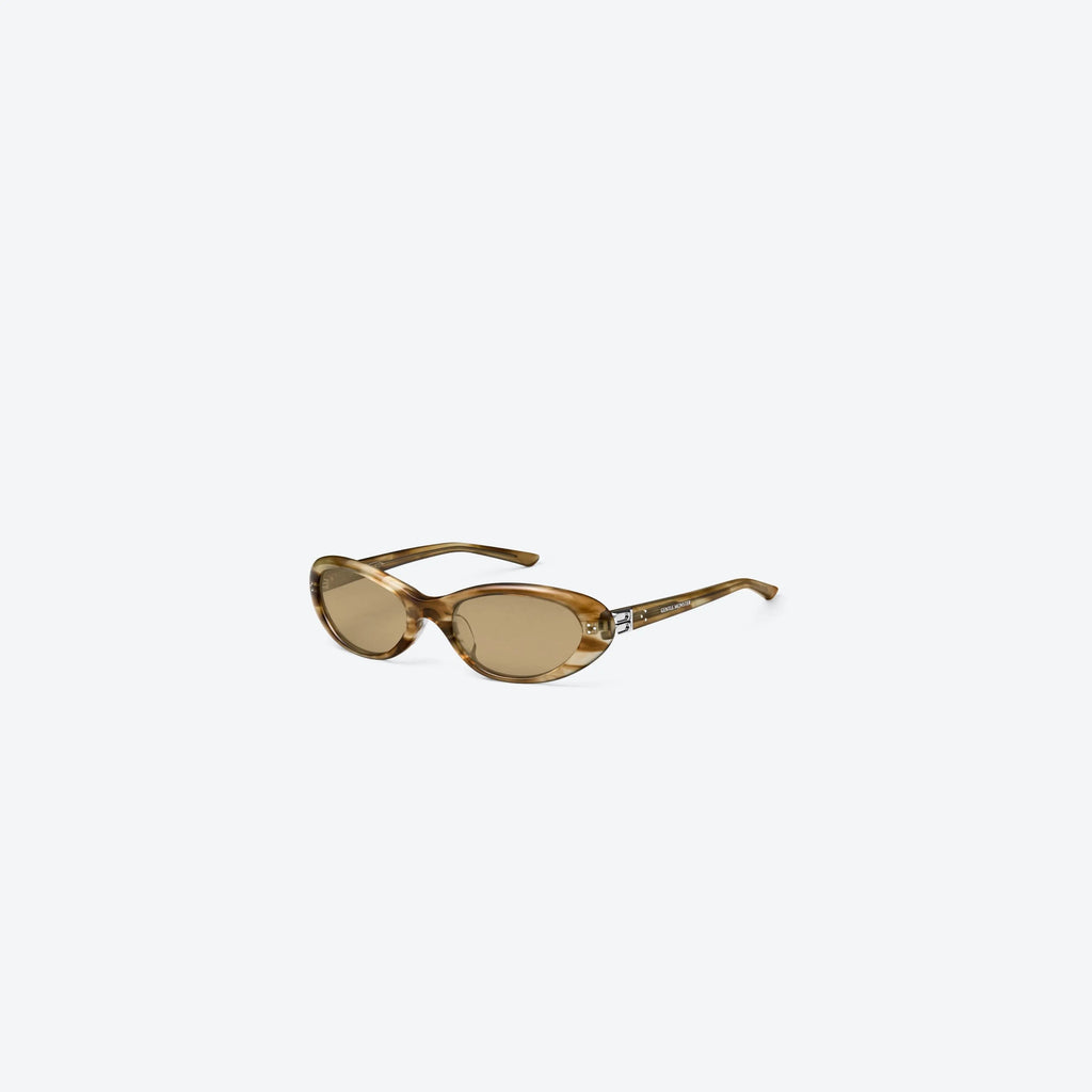 Lunettes de Soleil Femme Ovales Ecaille/Brun - Gentle Monster Cinnamon T8 by Skyler Eyes