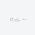 Lunettes de Soleil Homme Carrées Argent - Gentle Monster Gamot 02(GR) by Skyler Eyes