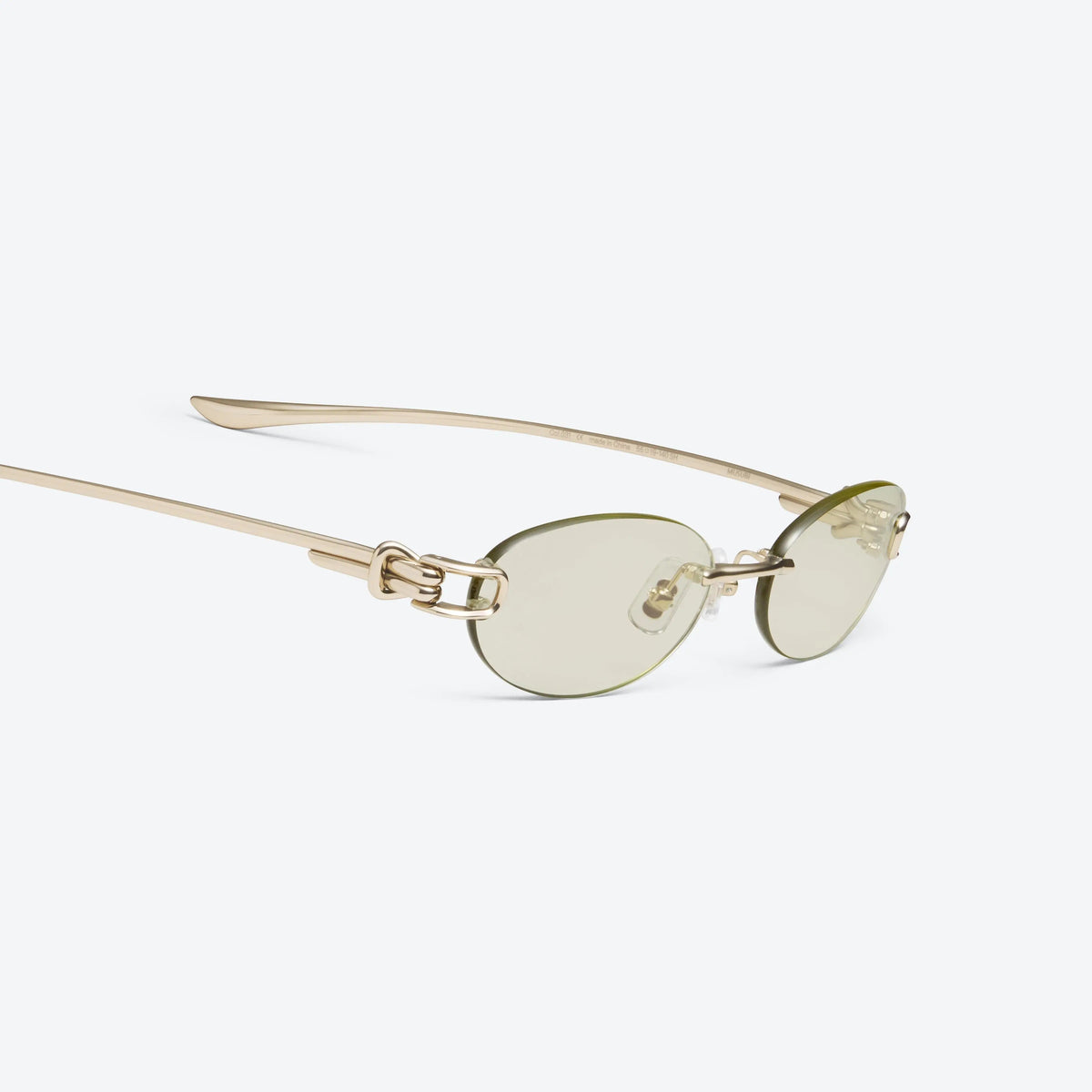 Lunettes de Soleil Femme Ovales Or/Vert - Gentle Monster Musubi 031 by Skyler Eyes