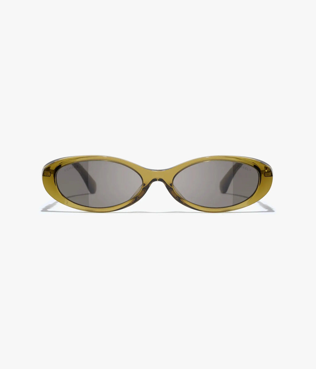 Lunettes de soleil Chanel ovales femme by Skyler Eyes
